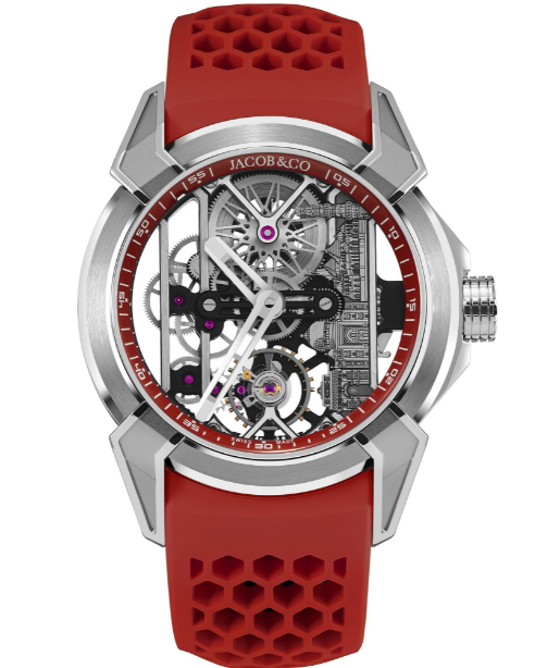 Jacob & Co Replica watch Epic X Titanium Red Neoralithe Inner Ring EX110.20.AQ.AD.ABRUA